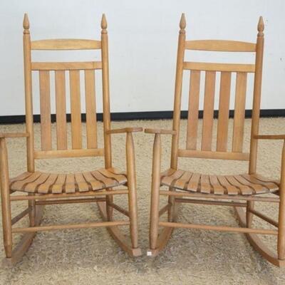 1327	PAIR OF PORCH ROCKERS, 28 IN WIDE X 48 IN HIGH
