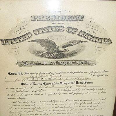 1918 President signed 