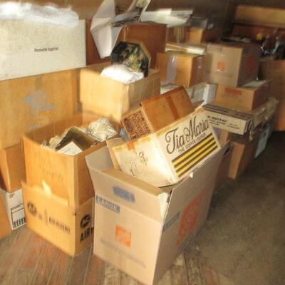 TONS OF BOXES OF TREASURES TO UNPACK  
