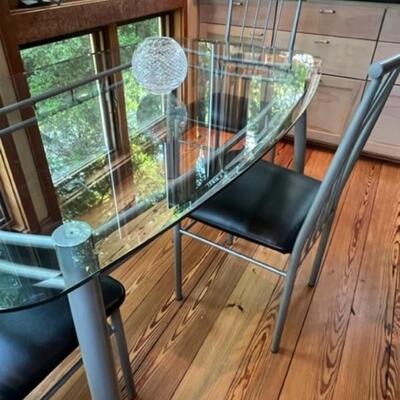 Glass Table and CHAIRS