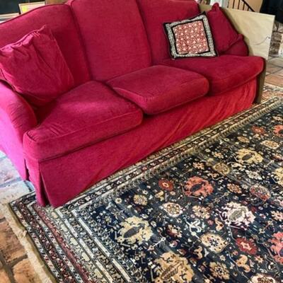 Small Red Sofa