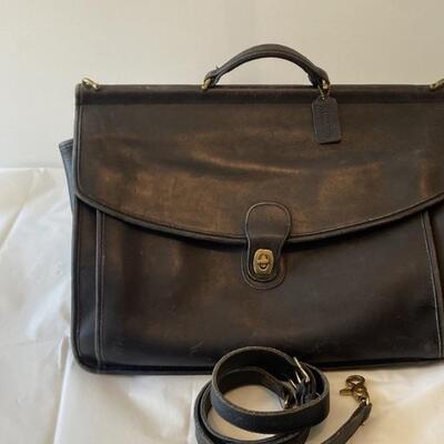 Authentic Coach Leather Briefcase Satchel