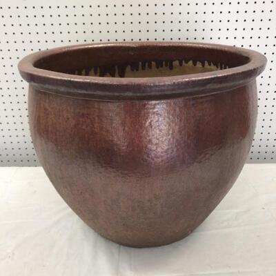 Copper Tone Flower Pot is 16 high x 20 diameter