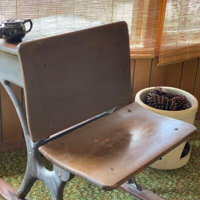 Vintage school desk