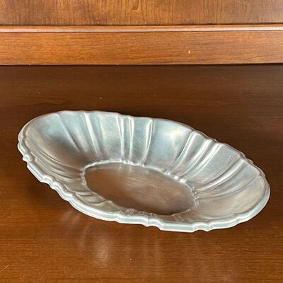 PEWTER DISH | Towle pewter dish; 11-1/2 in.
