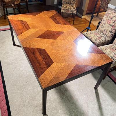 PARQUETRY DINING TABLE | 