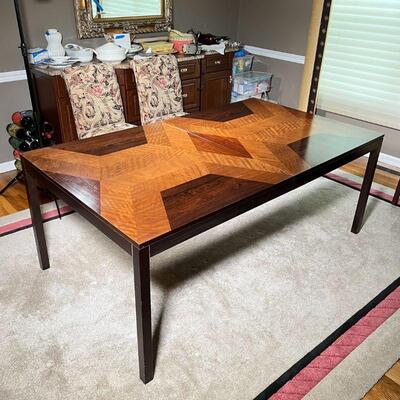 PARQUETRY DINING TABLE | 