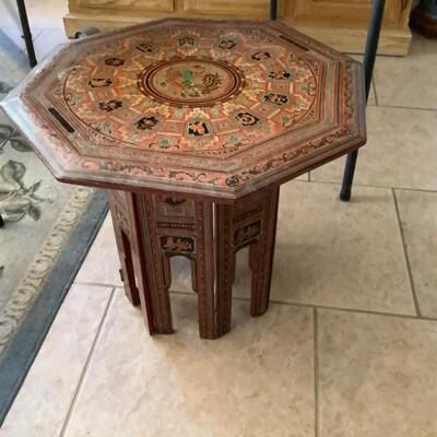 Folding Burmese table