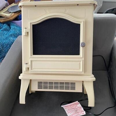 SOLD Looks vintage, Electric heater used 2 seasion. One  cream, one black. 