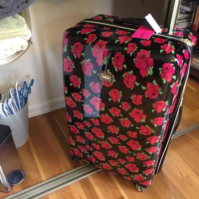 Betsey Johnson brand new suitcase luggage