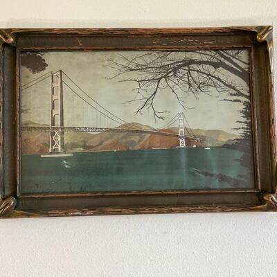 Antique Golden Gate Watercolor