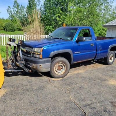 silverado 2500 with plow comes with bill of sale and title will not pass inspection