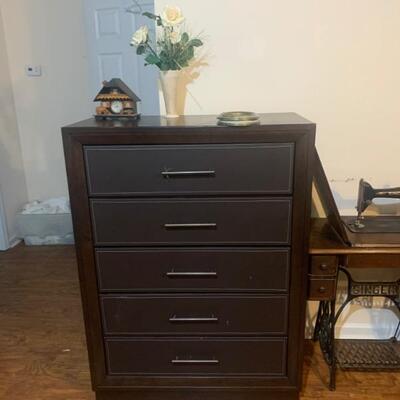 A chest with leather drawers beautiful 