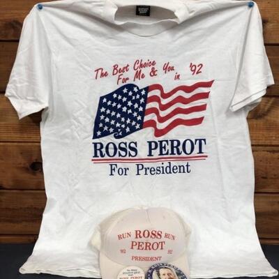 (4) Ross Perot for President Political Memorabilia