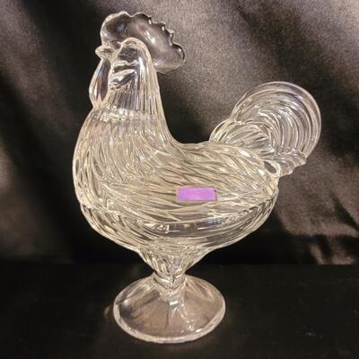 Waterford Marquis Crystal Rooster Box, Marked