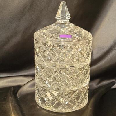 Waterford Marquis Crystal Stacking Canister-Marked