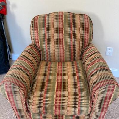 Comfortably worn easy chair $20