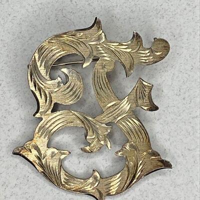 https://www.ebay.com/itm/125335738783	NC611 STERLING SILVER CURSIVE FILIGREE F PIN 		Auction	begins 05/27/2022 after 6 PM
