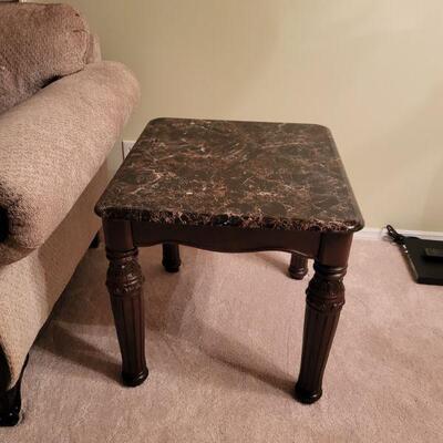 Marble end table