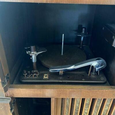 Zenith Record Player and Short Wave Radio