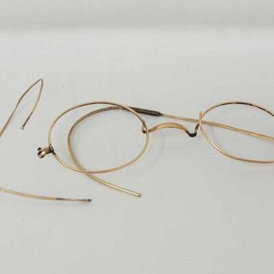 #911 • 10K Gold Glasses Frames, 6.7g