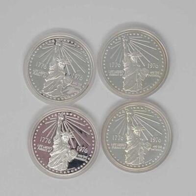 #1837 â€¢ (4) 1776-1976 American Revolution Bicentennial Coins