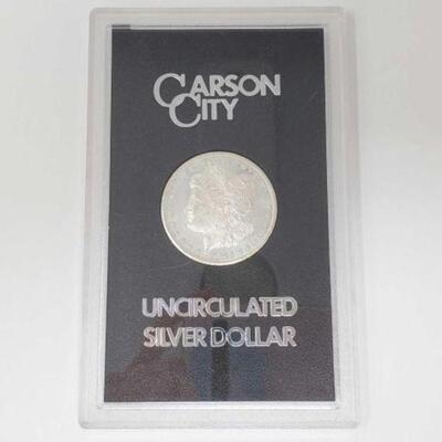 #1184 â€¢ 1885 Uncirculated Morgan Silver Dollar- O
LIVE IN 9d 21h 17min
