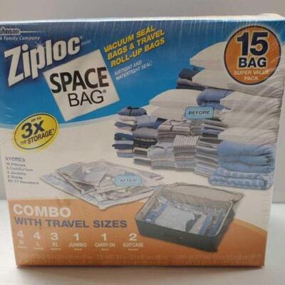 #2286 â€¢ Brand New! Ziploc Space Bag Value Pack. 