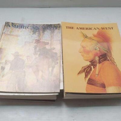 #2172 â€¢ 33 American History Vintage Magazines. Includes 29 American West Magazines, 3 American Heritage Magazines and KPBS On Air. 