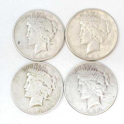 #1507 â€¢ 1926 Silver Peace Dollars,106.9g. Weighs Approx: 106.9g Philadelphia Mints. 