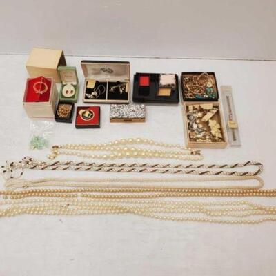 #1004 • Costume Jewelry. Includes Necklaces, Earrings, Bracelets, Pendants, and More