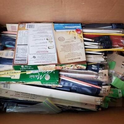 #2202 â€¢ Approx 100 Knitting Needles, Crochet Hooks, and More. Brands Include Clover, Susan Bates, Boye, Balene, and More. 