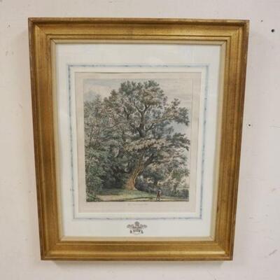 1226	FRAMED & MATTED ETCHING *THE CHIPSTEAD ELM*, J G STRUH, APPROXIMATELY 22 IN X 26 1/2 IN
