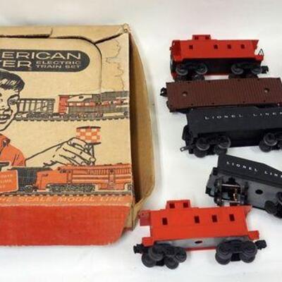 1273	LOT OF TRAINS, AMERICAN FLYER AND LIONEL
