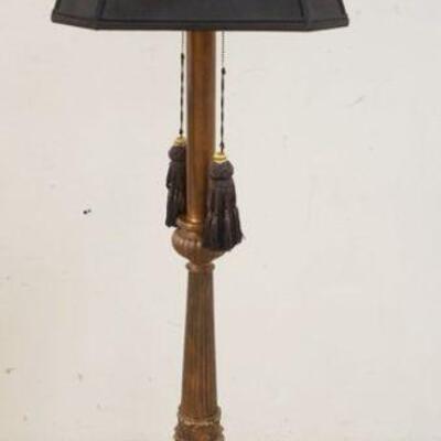 1145	ORNATE METAL FLOOR LAMP, APPROXIMATELY 63 IN HIGH
