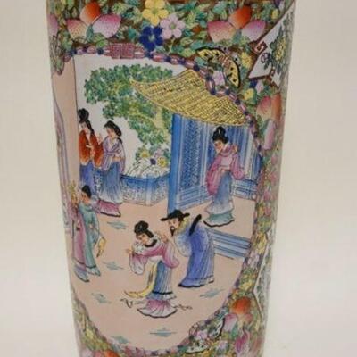 1175	CONTEMPORARY ASIAN POTTERY UMBRELLA STAND, APPROXIMATELY 18 1/2 IN HIGH
