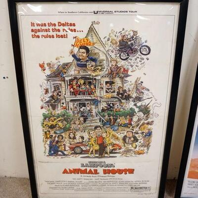 1281	FRAMED NATIONAL LAMPOON'S ANIMAL HOUSE MOVIE POSTER, APPROXIMATELY 29 IN X 34 IN
