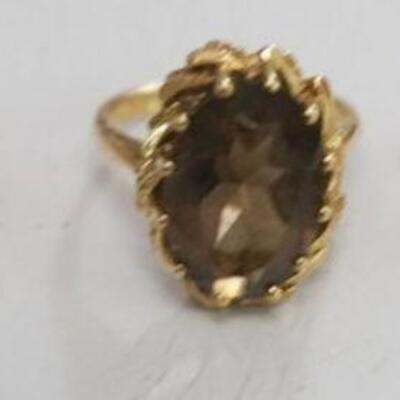 1313	3 10K LADIES RINGS, MAY BE GOLD FILLED, MARKINGS UNCLEAR, 5.56 DWT INCLUDING STONES
