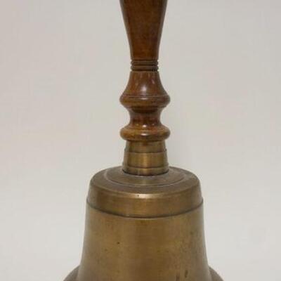 1003	LARGE BRASS BELL MARKED *CAPTAINS BELL* ON BELL RIM, APPROXIMATELY 16 IN HIGH
