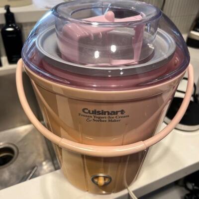 Cuisinart yogurt sorbet ice cream maker
