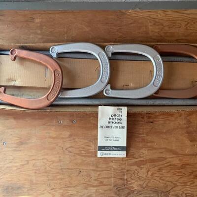 New in box - Vintage Buck Bros horseshoe set 