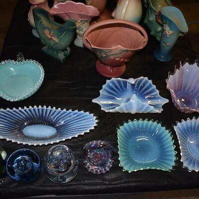 ROSEVILLE & BUBBLE GLASS