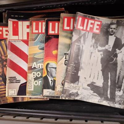 All 1960' Life magazines. Very Iconic photos on each one. 