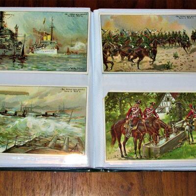 Vintage German & Prussian army trading cards