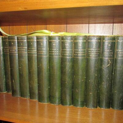 Antique Shakespeare volumes