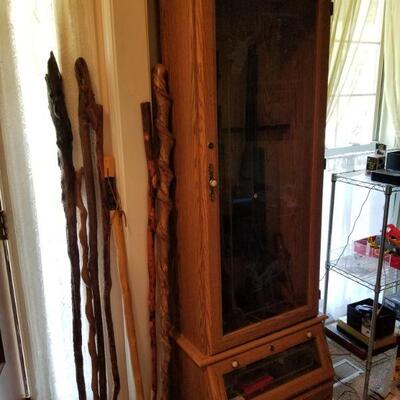 Wood Gun Cabinet