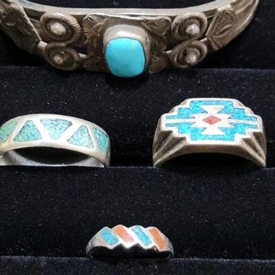Sterling and Turquoise Jewelry