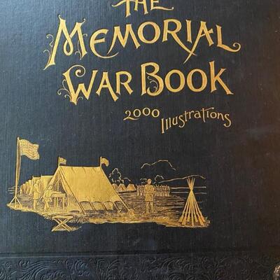 Antique War Memorial War Book,2000 Illustrations 1866