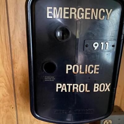 Starlit Randix Faux Police Patrol Box Telephone