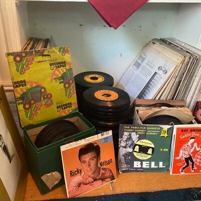 Huge Collection of 45's/ Some with Jackets, Most not